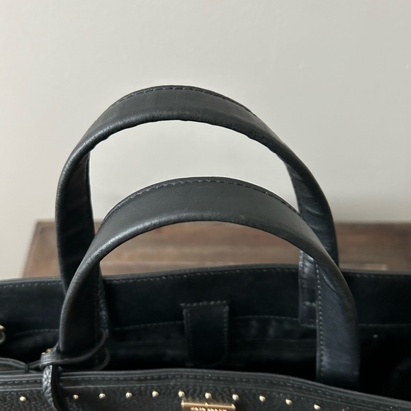 Kate Spade West Street Abby Satchel Pebbled Leather Black Satchel - Picture 11 of 11